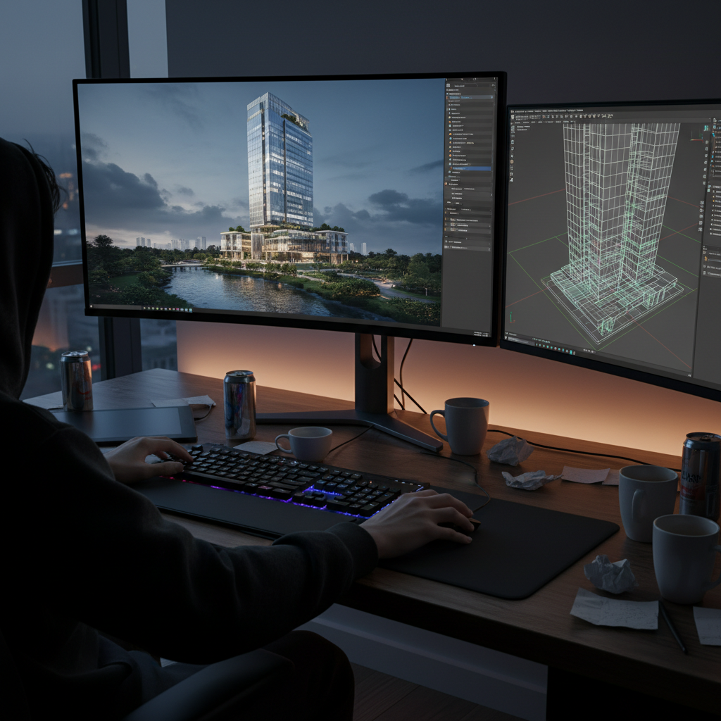 The Unseen Struggles: What is the Most Hard Part Living as an Archviz Artist?