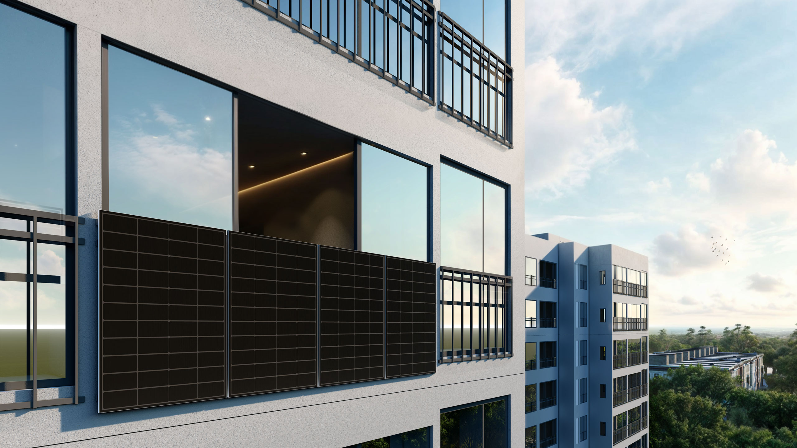 Solar Panel Balcony