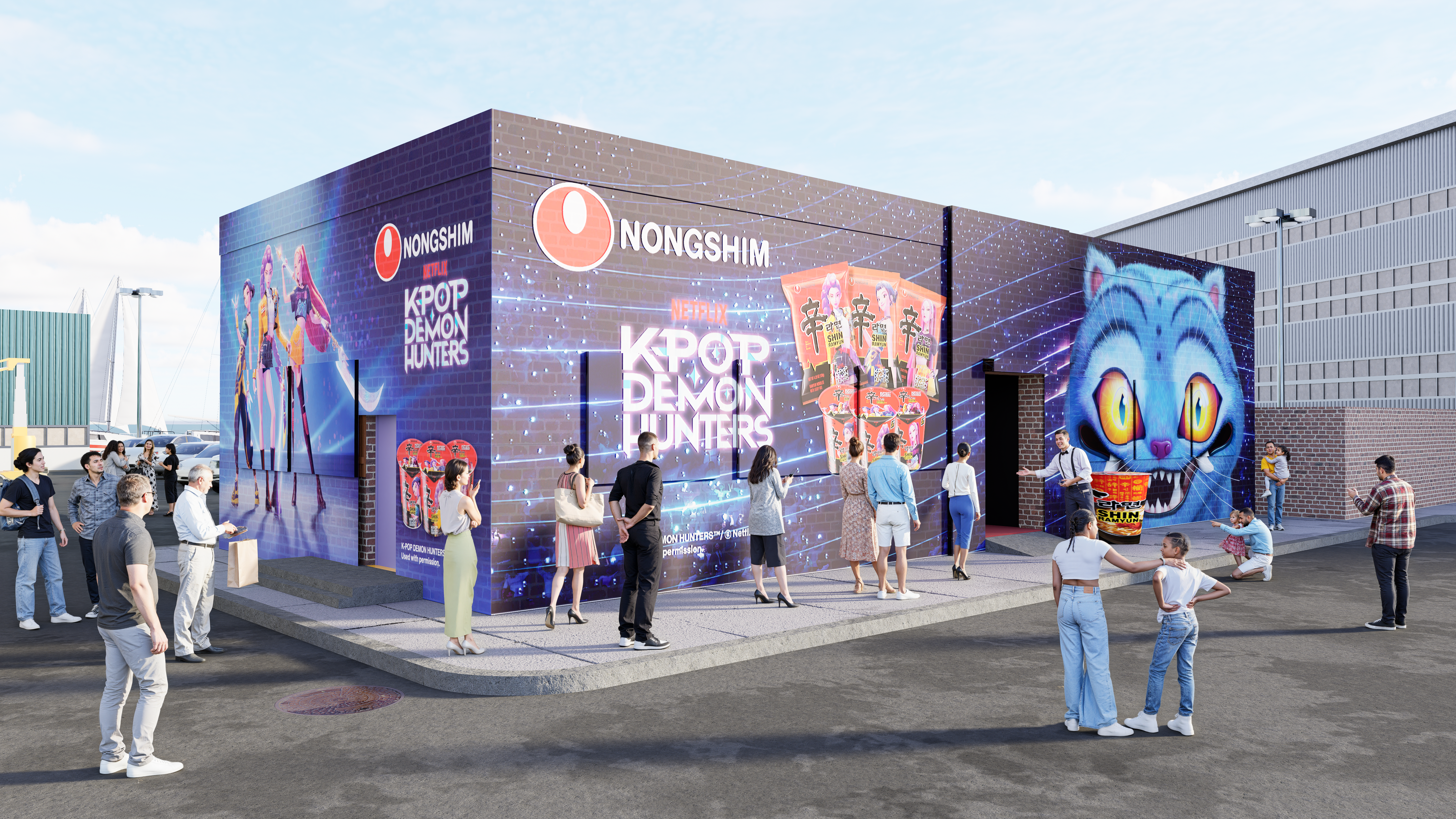 Nongshim X K-Pop Demon Hunters NY Pop-UP Store