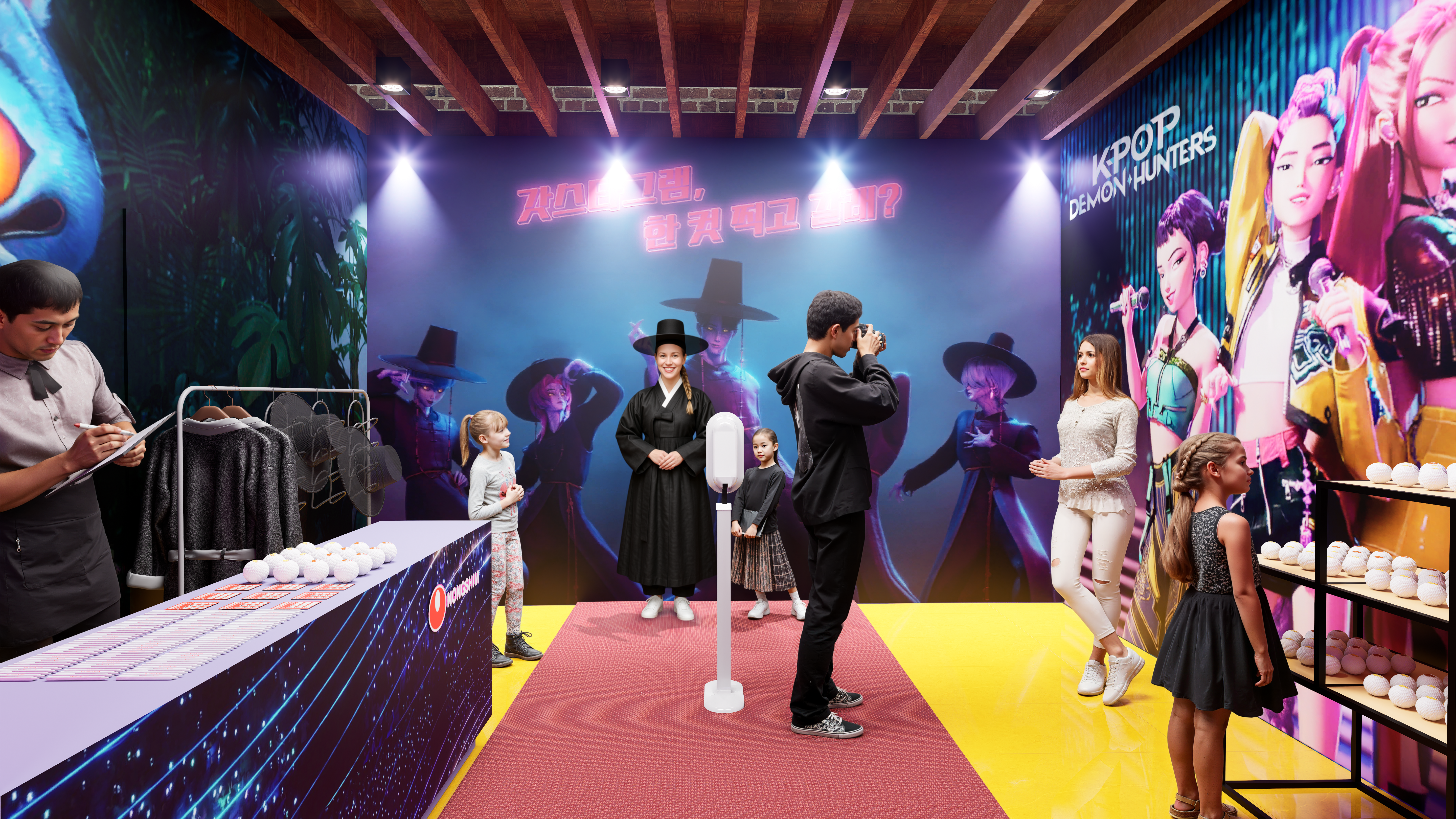 Nongshim X K-Pop Demon Hunters NY Pop-UP Store